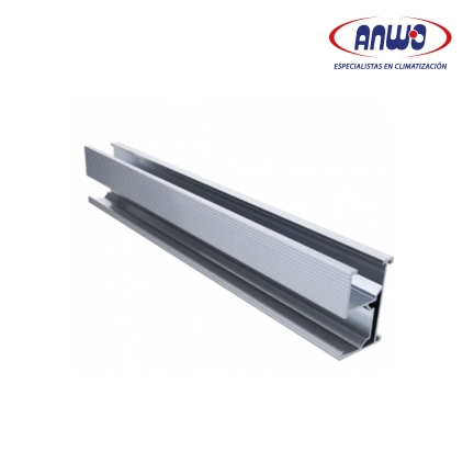 RIEL ALUMINIO ESTANDAR 5mts